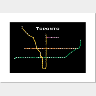 Toronto TTC Supbeat Map Posters and Art